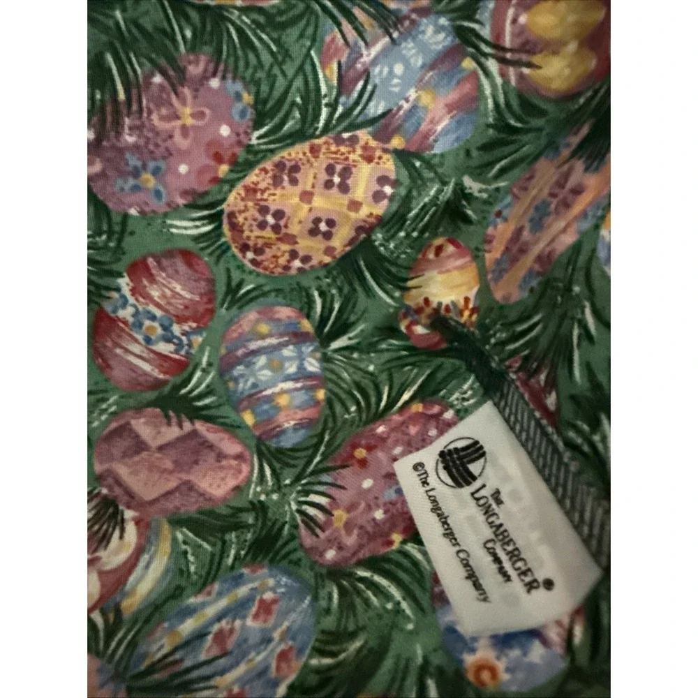 Longaberger 1996 Easter Basket Liner - Easter Egg Square